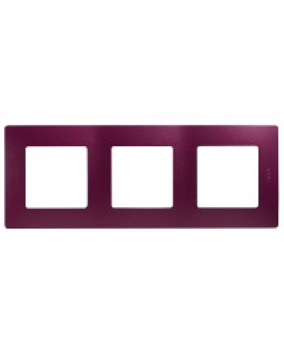 Рамка 3 поста Etika сливовый Legrand 672563 в Коврове Аксессуары для кабель-канала Pintop.ru