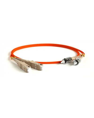 Патч-корд волоконно-оптический Hyperline FC-D2-62-FC/PR-ST/PR-H-1M-LSZH-OR в Коврове Патч-корды оптические Pintop.ru