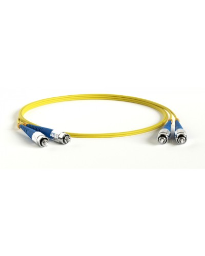 Патч-корд волоконно-оптический Hyperline FC-D2-9-FC/UR-FC/UR-H-30M-LSZH-YL в Коврове Патч-корды оптические Pintop.ru