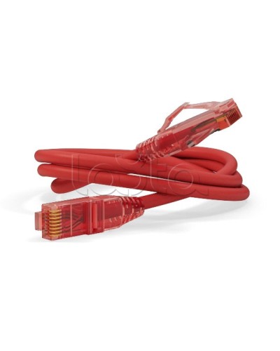 Патч-корд U/UTP Hyperline PC-LPM-UTP-RJ45-RJ45-C5e-0.3M-LSZH-RD в Коврове Патчкорды (медные) Pintop.ru