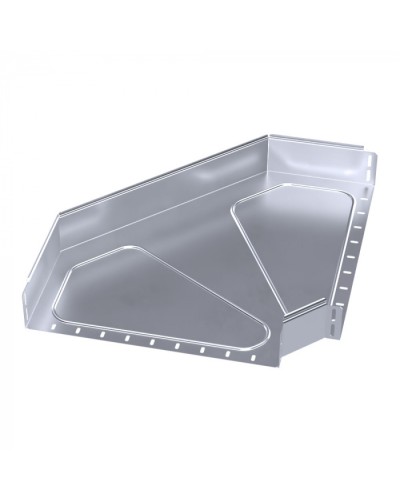 Угол горизонтальный 90 градусов Стандарт INOX (AISI 316) 500х100 Промрукав (PR16.3541) в Коврове Аксессуары для лотков Pintop.ru