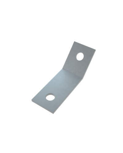 Уголок 45 гр. (2 отверстия) КМ-Профиль (USG45-2) в Коврове Аксессуары для лотков Pintop.ru