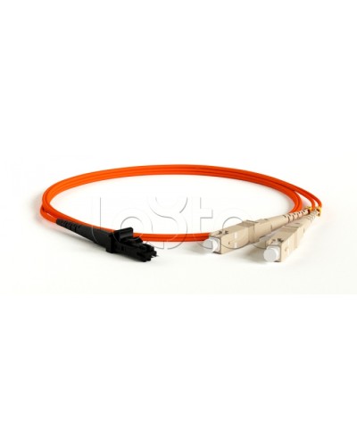 Патч-корд волоконно-оптический Hyperline FC-D2-62-ST/PR-ST/PR-H-3M-LSZH-OR в Коврове Патч-корды оптические Pintop.ru