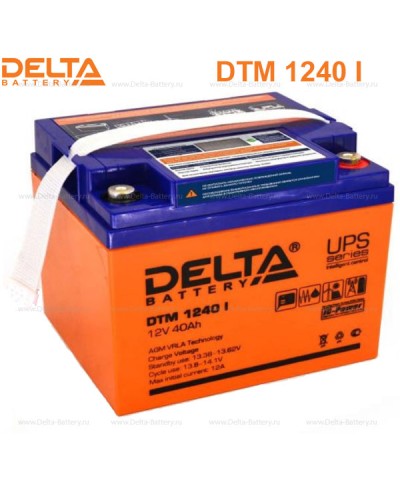 Аккумулятор свинцово-кислотный Delta DTM 1240 I в Коврове Электротехническое оборудование Pintop.ru