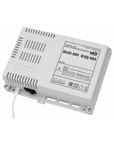 Блок управления и питания периметрового домофона VIZIT БУД-585 в Коврове Блоки управления многоабонентные Pintop.ru