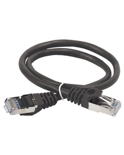 ITK Коммутационный шнур (патч-корд), кат.5Е FTP, 2м, черный (PC09-C5EF-2M) в Коврове Патч-корды и пигтейлы Pintop.ru