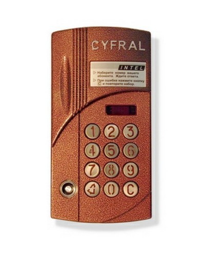 Блок вызова аудиодомофона на 400 абонентов Цифрал ИНТЕЛ в Коврове Блоки вызова многоабонентные Pintop.ru