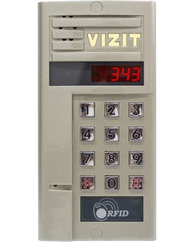 Блок вызова Vizit БВД-343FCPW в Коврове Блоки вызова многоабонентные Pintop.ru