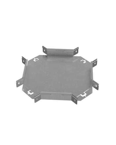 Х-разветвитель 50х150 мм ПЛЮС INOX304 КМ-Профиль (XDplus50-150 INOX304) в Коврове Аксессуары для лотков Pintop.ru