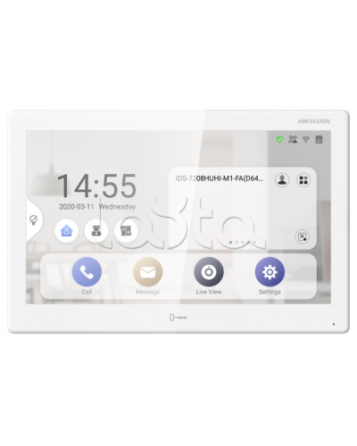 Видеодомофон Hikvision DS-KH9510-WTE1(B) в Коврове Абонентские IP устройства Pintop.ru