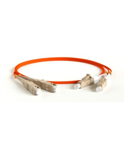 Патч-корд волоконно-оптический Hyperline FC-D2-62-LC/PR-SC/PR-H-5M-LSZH-OR в Коврове Патч-корды оптические Pintop.ru