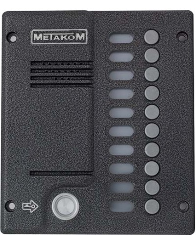 Блок вызова домофона Метаком MК10.2-TM4EVN в Коврове Вызывные видеопанели малоабонентные Pintop.ru