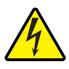 Самоклеящаяся этикетка: 160x160x160, символ "Молния" IEK (YPC30-MOLNI-6-100)