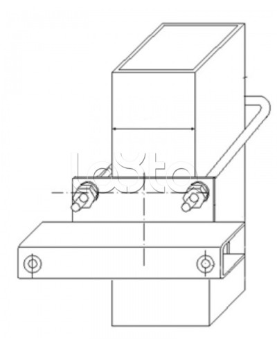 Узел крепления блоков подключения и управления БД-НР, БМ-НР, БУПР извещателей Омега-микродизайн УЗК-КС 57 в Коврове Кронштейны и планки для извещателей Pintop.ru