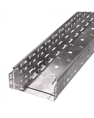 Лоток перфорированный Стандарт 200х80х3000 (1,0 мм) (6 м/уп) Промрукав (PR16.2304) в Коврове Кабельные лотки Pintop.ru