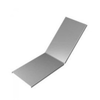 Крышка угла вертикального внутреннего 45° 400х15 (0,7) для лестничного лотка ПожТехКабель (650-803)