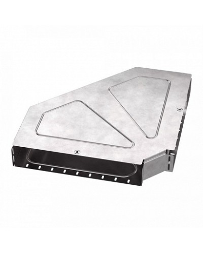 Угол горизонтальный 90 градусов с крышкой Стандарт 500х100 Промрукав (PR16.0627) в Коврове Аксессуары для лотков Pintop.ru