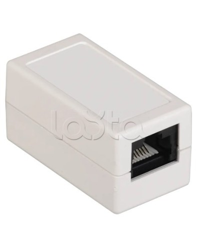 Проходной адаптер кат. 6 UTP тип RJ45-RJ45 ITK CS70-1C06U в Коврове Проходные адаптеры RJ-45 и разветвители Pintop.ru