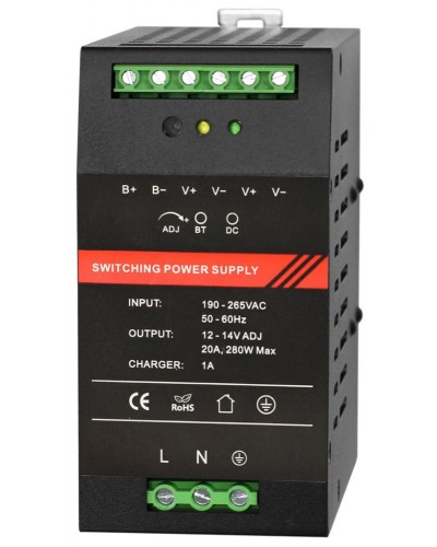 Блок питания Smartec ST-PS120BDU-BK в Коврове Дополнительное оборудование для СКУД Pintop.ru