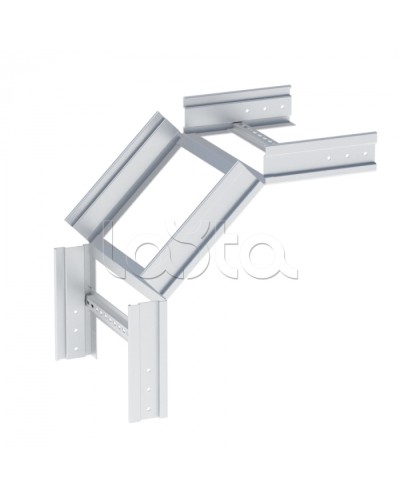 Угол 90 градусов вертикальный внешний лестничный усиленный 100x500 мм (2 мм) HDZ EKF (voltp90100500-2-HDZ) в Коврове Аксессуары для лотков Pintop.ru