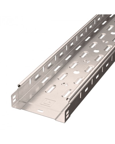 Лоток перфорированный Стандарт INOX (AISI 409) 150х50х3000 (0,7 мм) (6 м/уп) Промрукав (PR16.2414) в Коврове Кабельные лотки Pintop.ru