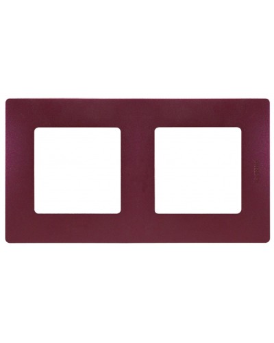 Рамка 2 поста Etika сливовый Legrand 672562 в Коврове Аксессуары для кабель-канала Pintop.ru
