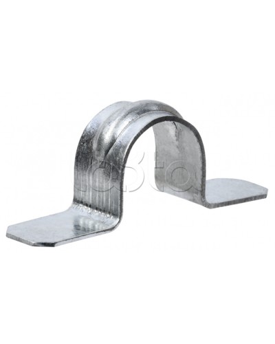 ELASTA Скоба метал. двухлап. для монт. пистол. d=25-26мм IEK (ET-MP40D-SD-025-01-100) в Коврове Держатели, клипсы, скобы Pintop.ru