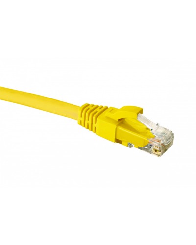 Патч-корд категории 6 UTP 4 пары RJ45-RJ45, желтый, 1м, LSZH (21D-U6-01YL) EuroLAN в Коврове Патчкорды (медные) Pintop.ru