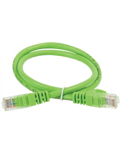 ITK Коммутационный шнур (патч-корд), кат.6 UTP, 1м, зеленый (PC02-C6U-1M) в Коврове Патч-корды и пигтейлы Pintop.ru