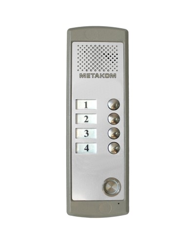Блок вызова домофона Метаком MK4-K-TMV в Коврове Блоки вызова многоабонентные Pintop.ru