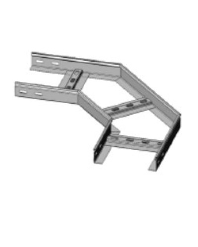 Угол горизонтальный 90° 100х100 (1,2) для лестничного лотка ПожТехКабель (650-518) в Коврове Кабельные лотки Pintop.ru