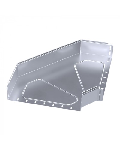 Угол горизонтальный 90 градусов Стандарт INOX (AISI 316) 400х100 Промрукав (PR16.3538) в Коврове Аксессуары для лотков Pintop.ru