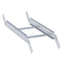 Угол вертикальный шарнирный для лестничного лотка 50x300 мм HDZ EKF (vlt50300-HDZ)