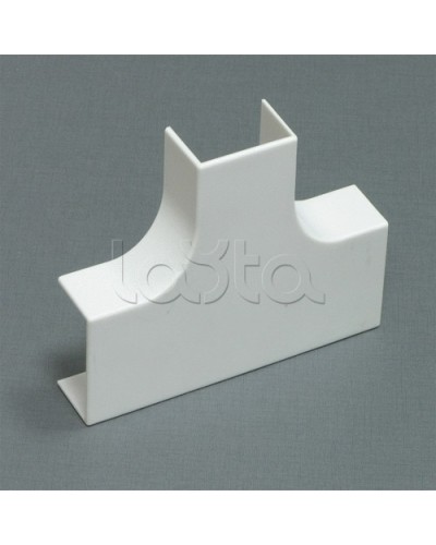 Тройник плавный стандарт TIA 60х40 мм Экопласт 76415R в Коврове Аксессуары для кабель-канала Pintop.ru