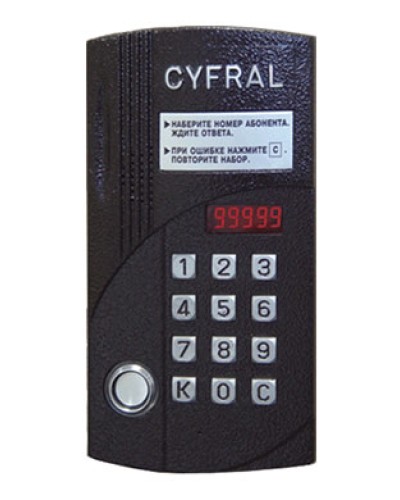 Блок вызова аудиодомофона на 20 абонентов Цифрал CCD-20/TCVС в Коврове Блоки вызова многоабонентные Pintop.ru