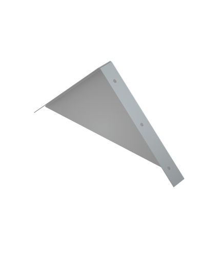 Заглушка двускатной крышки 300 мм HD КМ-Профиль (ZKLZ300 HD) в Коврове Аксессуары для лотков Pintop.ru