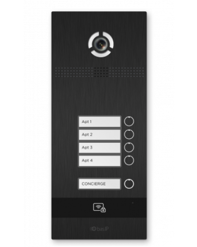 Вызывная панель BAS-IP BI-04FBI BLACK в Коврове Вызывные видеопанели малоабонентные Pintop.ru
