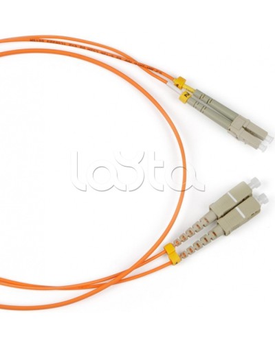 Патч-корд оптический LANMASTER LAN-SC-FC/OM2-20 в Коврове Патч-корды и пигтейлы Pintop.ru