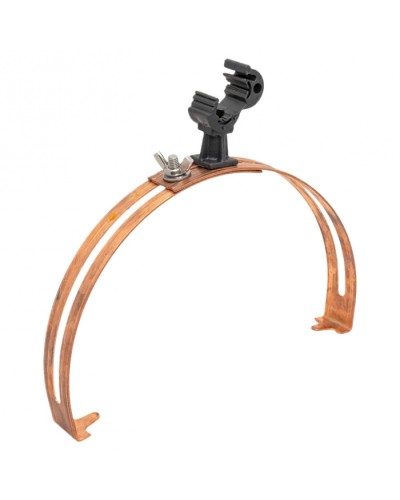 Держатель коньковый регулируемый с пластиковым фиксатором 130-240мм Cu EKFPROxima (lp-d2204-cu) в Коврове Электротехническое оборудование Pintop.ru