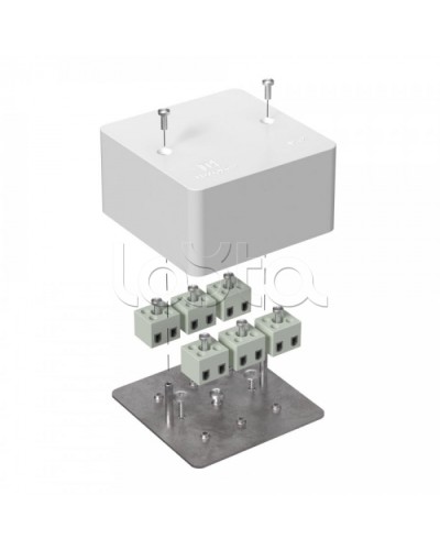 Коробка огнест для кабель-канала 40-0460-FR2.5-12 Е15-Е60 (латунь) 85х85х45 Промрукав (40-0460-FR2.5-12-Е60) в Коврове Распределительные коробки Pintop.ru