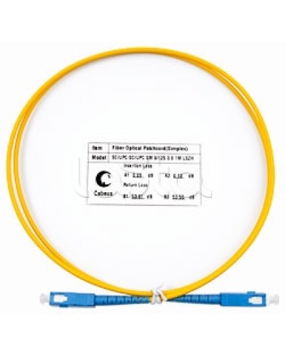 Пигтейл одномодовый оптический, SM 9/125, LSZH simplex SC/SC (1 м) Cabeus FOP(s)-9-SC-SC-1m в Коврове Патч-корды оптические Pintop.ru