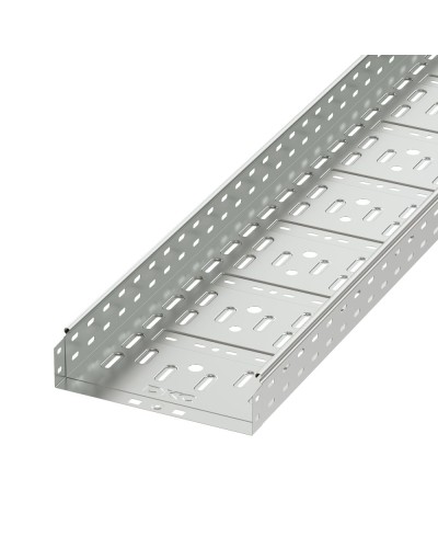 Лоток перфорированный 300х100 L 2000, горячеоцинкованный DKC 35334HDZ в Коврове Кабельные лотки Pintop.ru