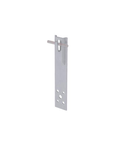 Прямой держатель зажимной для прутка Ø 5-8 мм H80 мм КМ-Профиль (DZP-H80-D5-8) в Коврове Монтажные материалы Pintop.ru