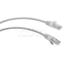 Патч-корд FTP, категория 5e, 1 м, экранированный, серый Cabeus PC-FTP-RJ45-Cat.5e-1m