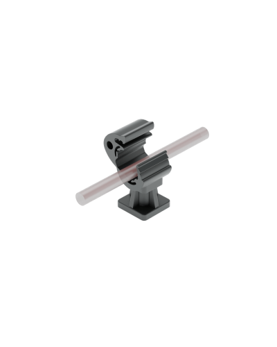 Держатель пластиковый Ø 8-10 мм КМ-Профиль (PD8-10) в Коврове Монтажные материалы Pintop.ru