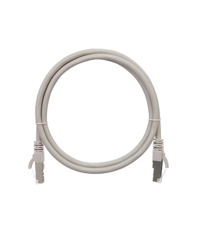 Шнур коммутационный 2хRJ45/8P8C F/UTP кат.5е (1 м) NIKOMAX (NMC-PC4SD55B-010-GY) в Коврове Патчкорды (медные) Pintop.ru