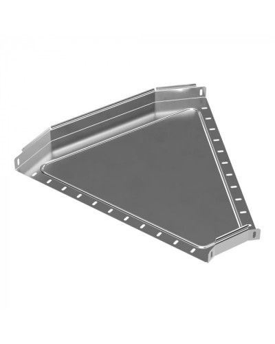 Угол горизонтальный 45 градусов Стандарт INOX (AISI 304) 600х50 Промрукав (PR16.3422) в Коврове Аксессуары для лотков Pintop.ru