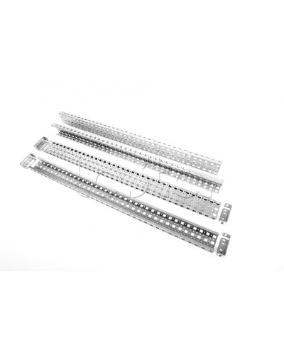 Шина монтажная 23х73 с держателем для шкафов EMS высота/ширина/глубина 1800 мм Elbox EMS-RM-73.23.1800 в Коврове Аксессуары для стоек и шкафов Pintop.ru