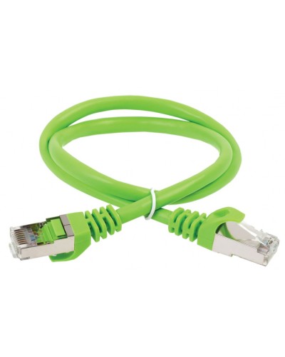ITK Коммутационный шнур (патч-корд), кат.5Е FTP, 3м, зеленый (PC02-C5EF-3M) в Коврове Патч-корды и пигтейлы Pintop.ru