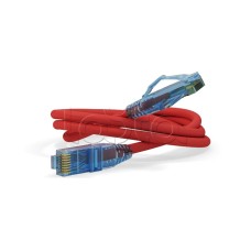 Патч-корд RJ45-RJ45, 4 пары, UTP, кат.6, LSZH (3м) Hyperline PC-LPM-UTP-RJ45-RJ45-C6-3M-LSZH-RD